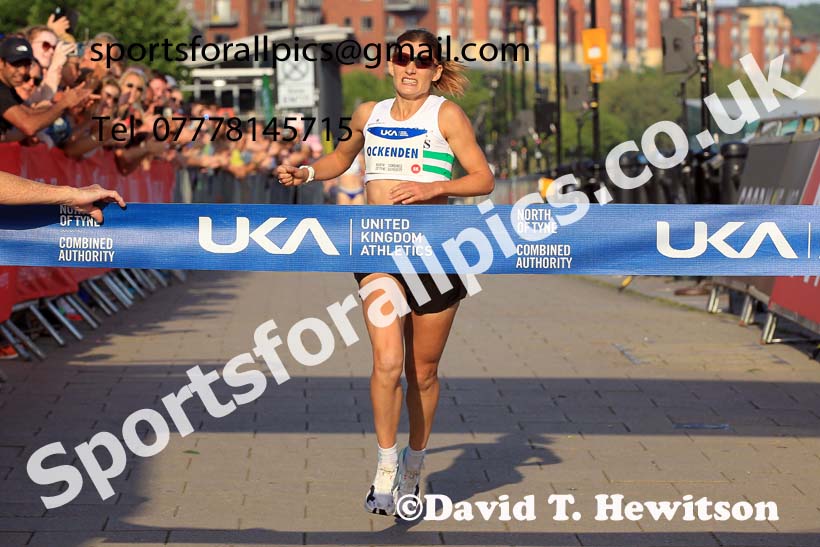 The 2023 UK Athletics Womens 5k Road Race Champs., Newcastle Quayside.  Photo: David T. Hewitson/Sports for All Pics